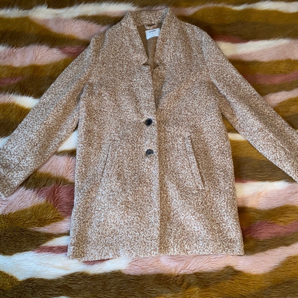 Tan pea coat style jacket from Old Navy!